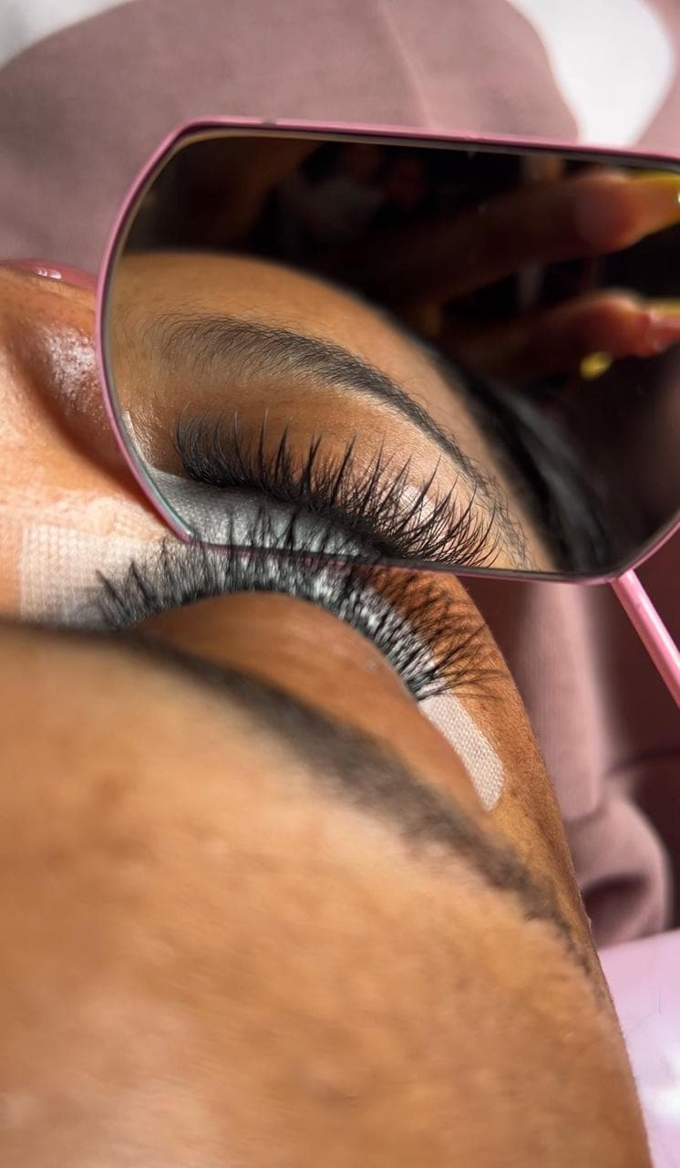 Power Puff — lash and brow work by Srara