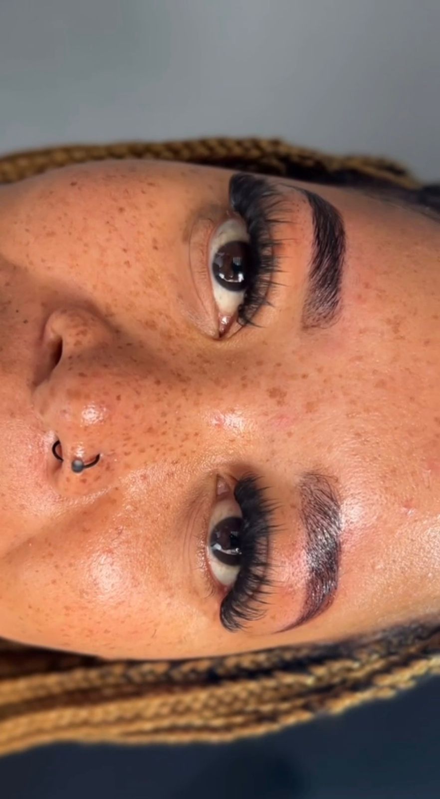 Brow Tint & Lamination example 1