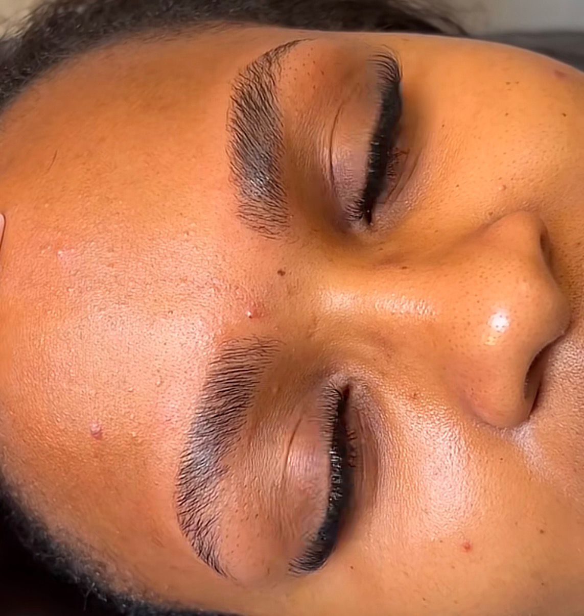Ombre Brows Retouch example 1